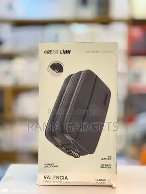 Green Lion Lyon Plus Fingerprint Bag- Black