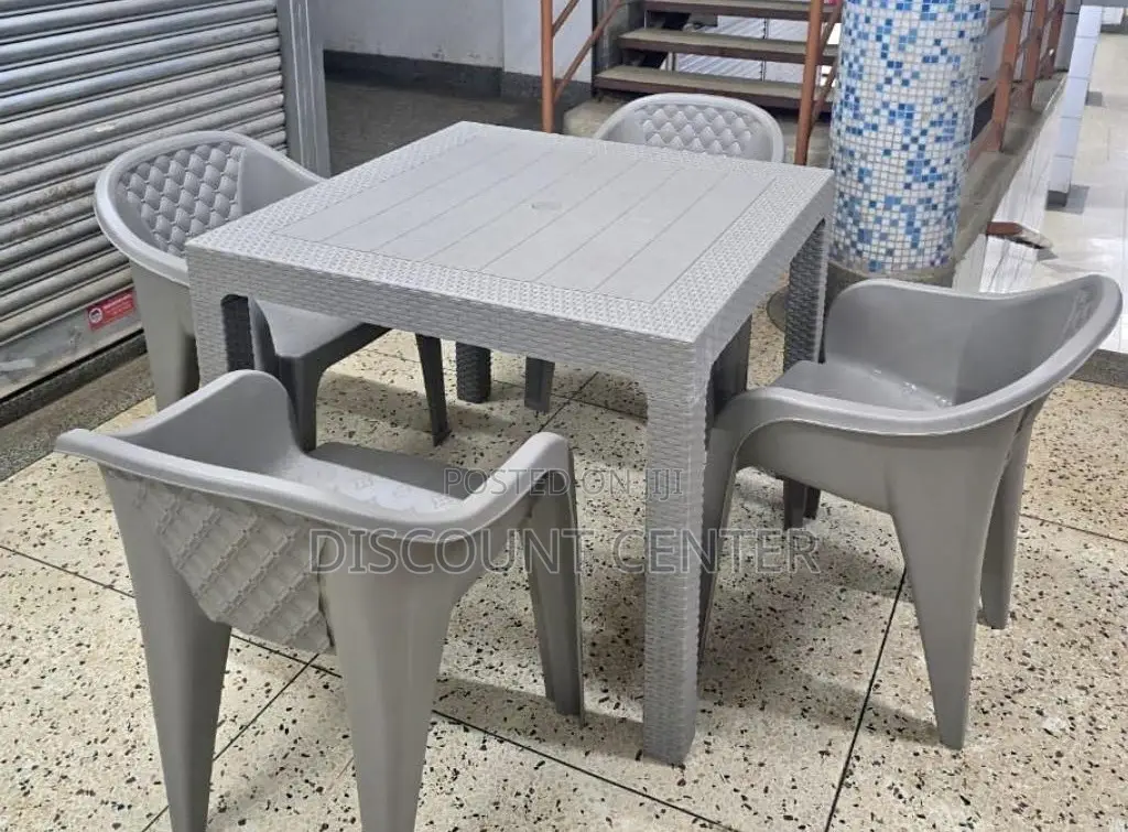 Garden Plastic Chair and Table
