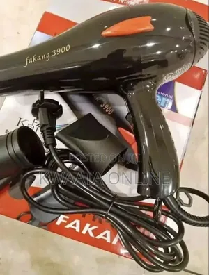 Fakang Fk-3900 Professional Multi-Functional Hair Hand Dryer - Black