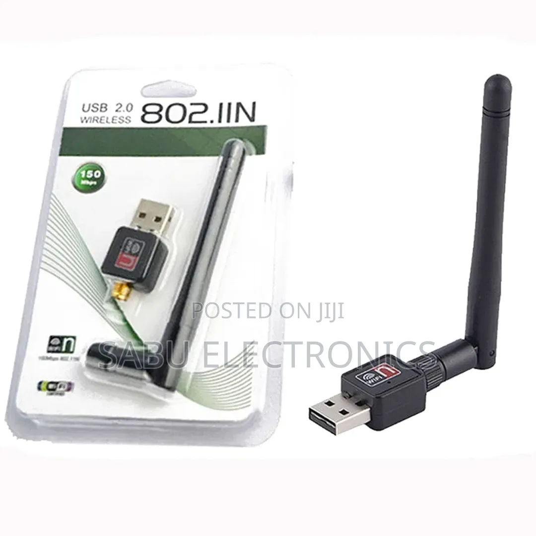 Usb 2.0 Wireless Wifi Adapter 300mbps With Antenna for Pc Laptop