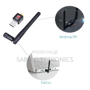 Usb 2.0 Wireless Wifi Adapter 300mbps With Antenna for Pc Laptop