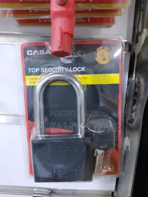 Top Security Lock Hardened Steel Shackle For Protection 70mm