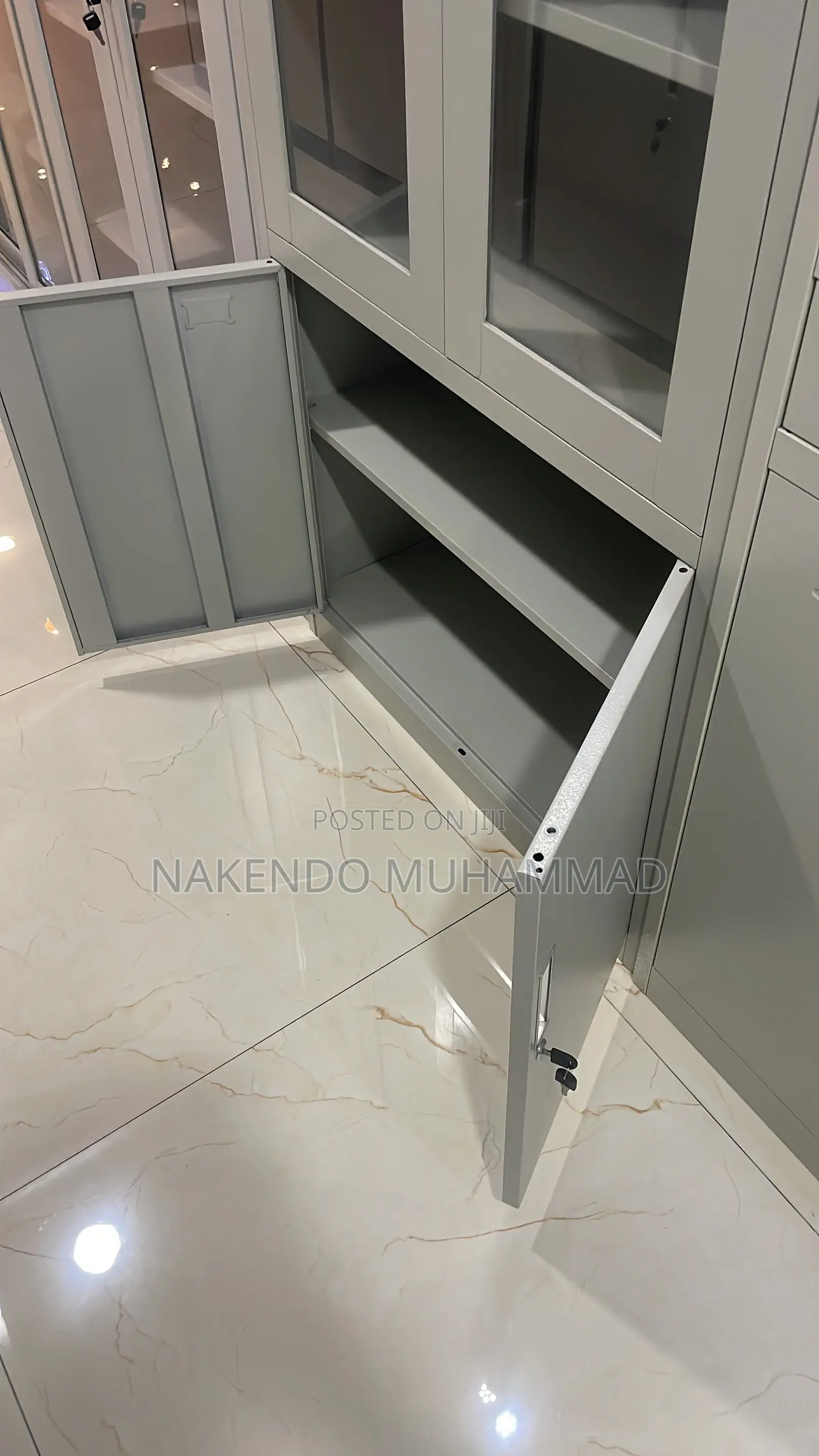 Glass Double Door Cabinet