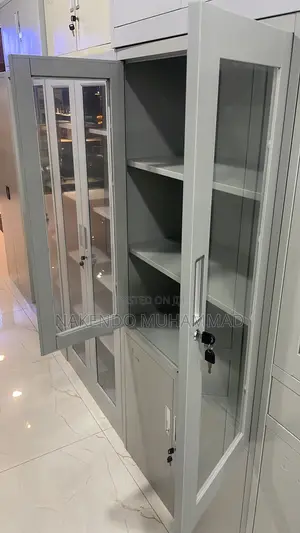 Glass Double Door Cabinet