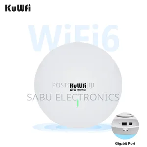 Kuwfi Wifi 6 Ceiling Access Point 1500mbps Dual Band Gigabit Indoor Ap