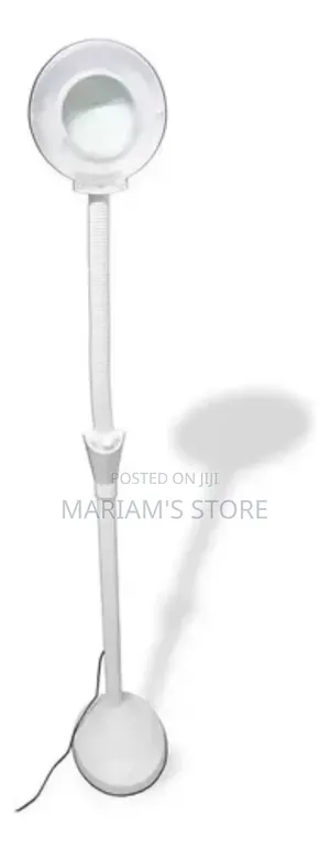 Salon Magnifying Floor Lamp With a Flexible Gooseneck