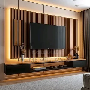 Flutes Wall Panel Tv Units in Any Colour From 1,800,000/- Order Now