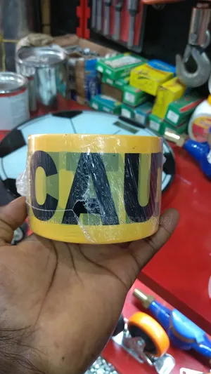 Yellow Caution Tape Roll - 100m Non-adhesive Barrier Warning
