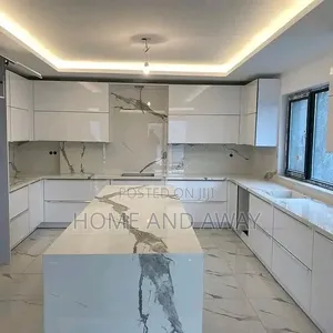 White Water Resistance Kitchen Cabinets 1,000,000/- Per Running Meter