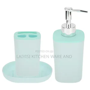 Set Durable Square Bathroom Accessories Kit for Bathroom