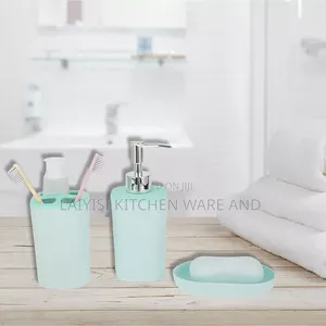 Set Durable Square Bathroom Accessories Kit for Bathroom