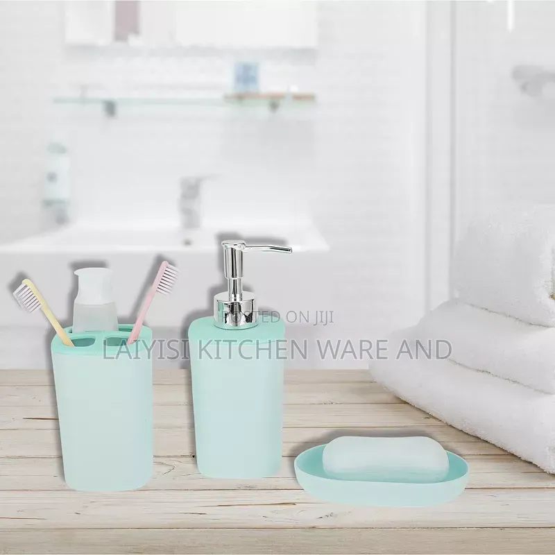Set Durable Square Bathroom Accessories Kit for Bathroom