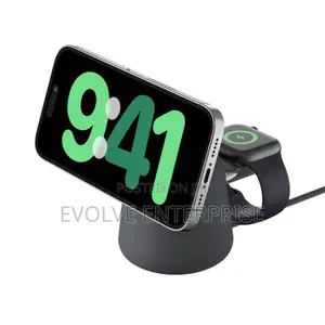 Belkin Boostcharge Pro 2-in-1 Magsafe Wireless Charging Dock