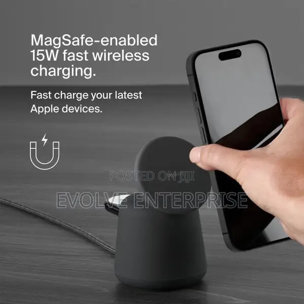 Belkin Boostcharge Pro 2-in-1 Magsafe Wireless Charging Dock