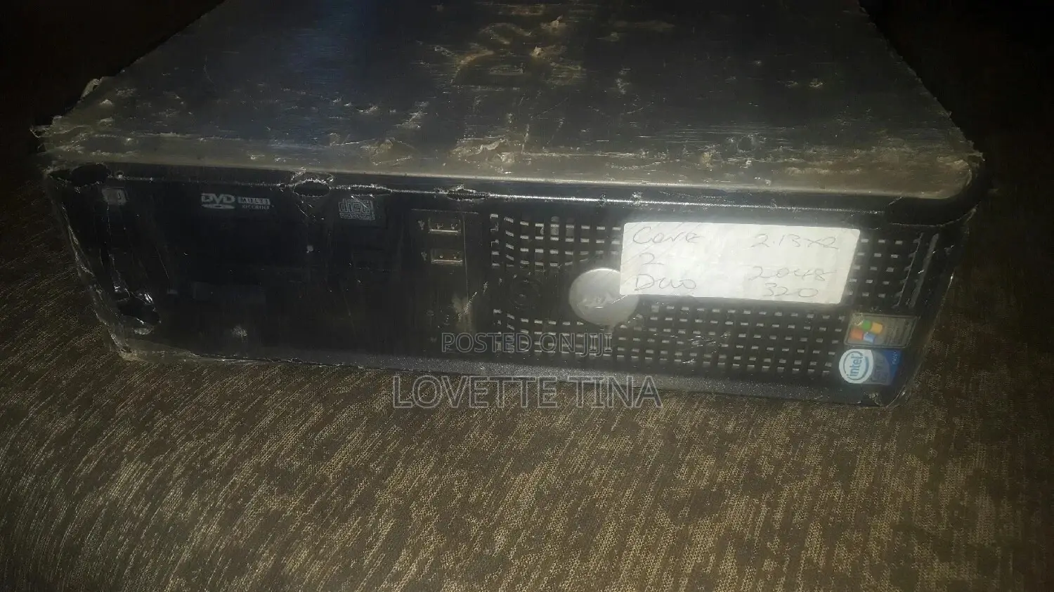 Desktop Computer Dell 2GB Intel Core 2 Duo HDD 160GB