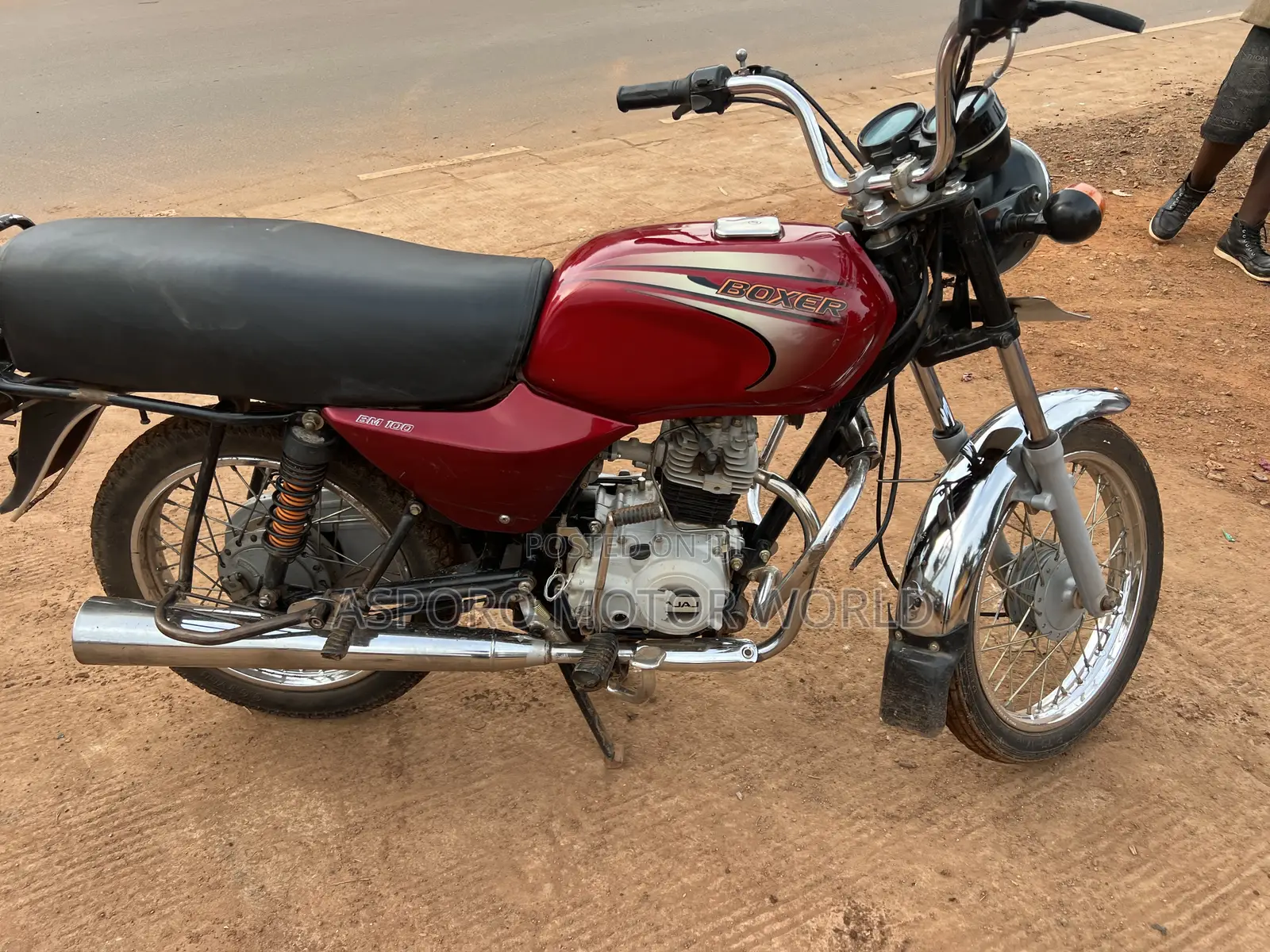Bajaj Boxer 100 2025 Red