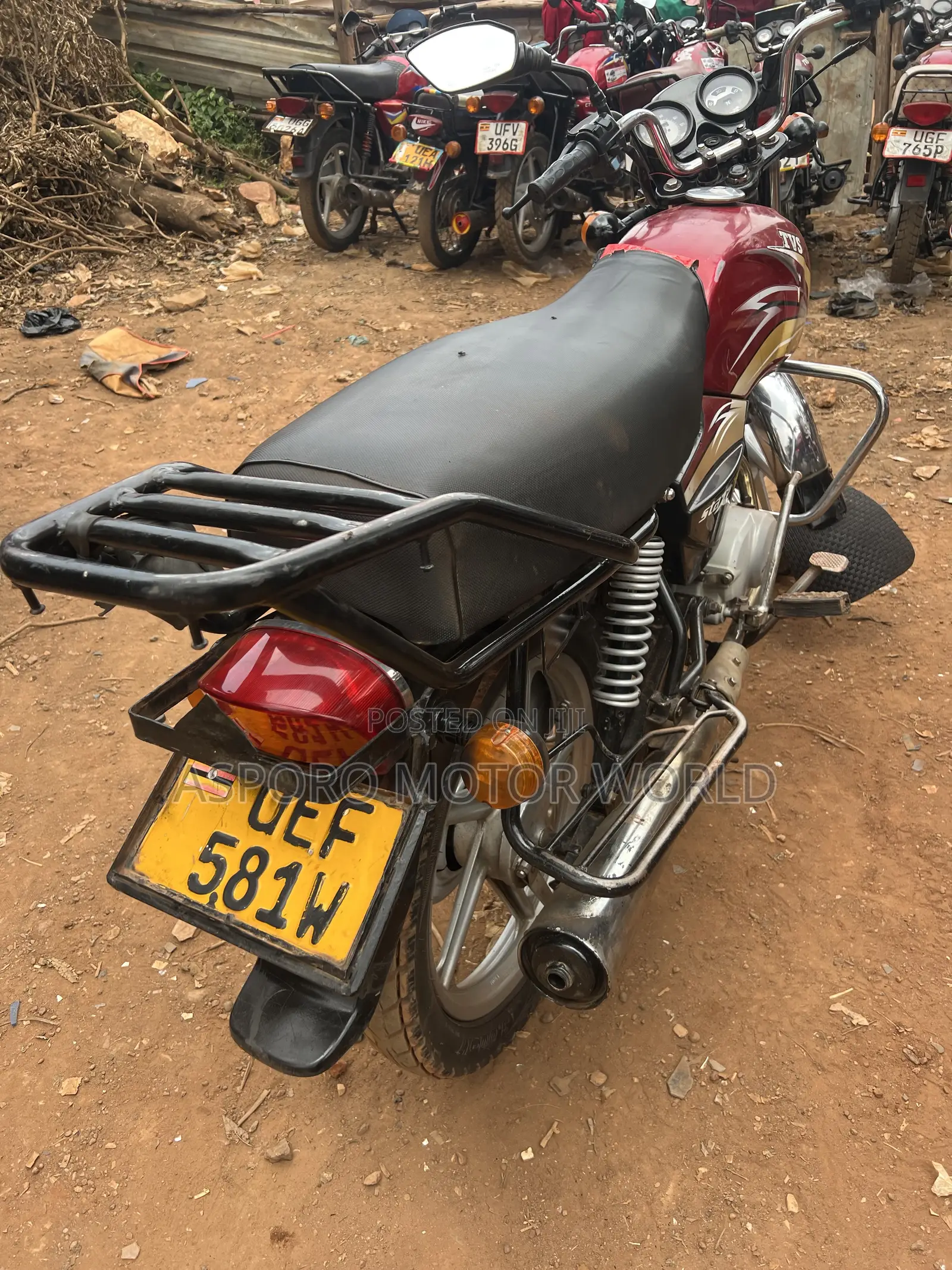 TVS XL 100 2019 Red
