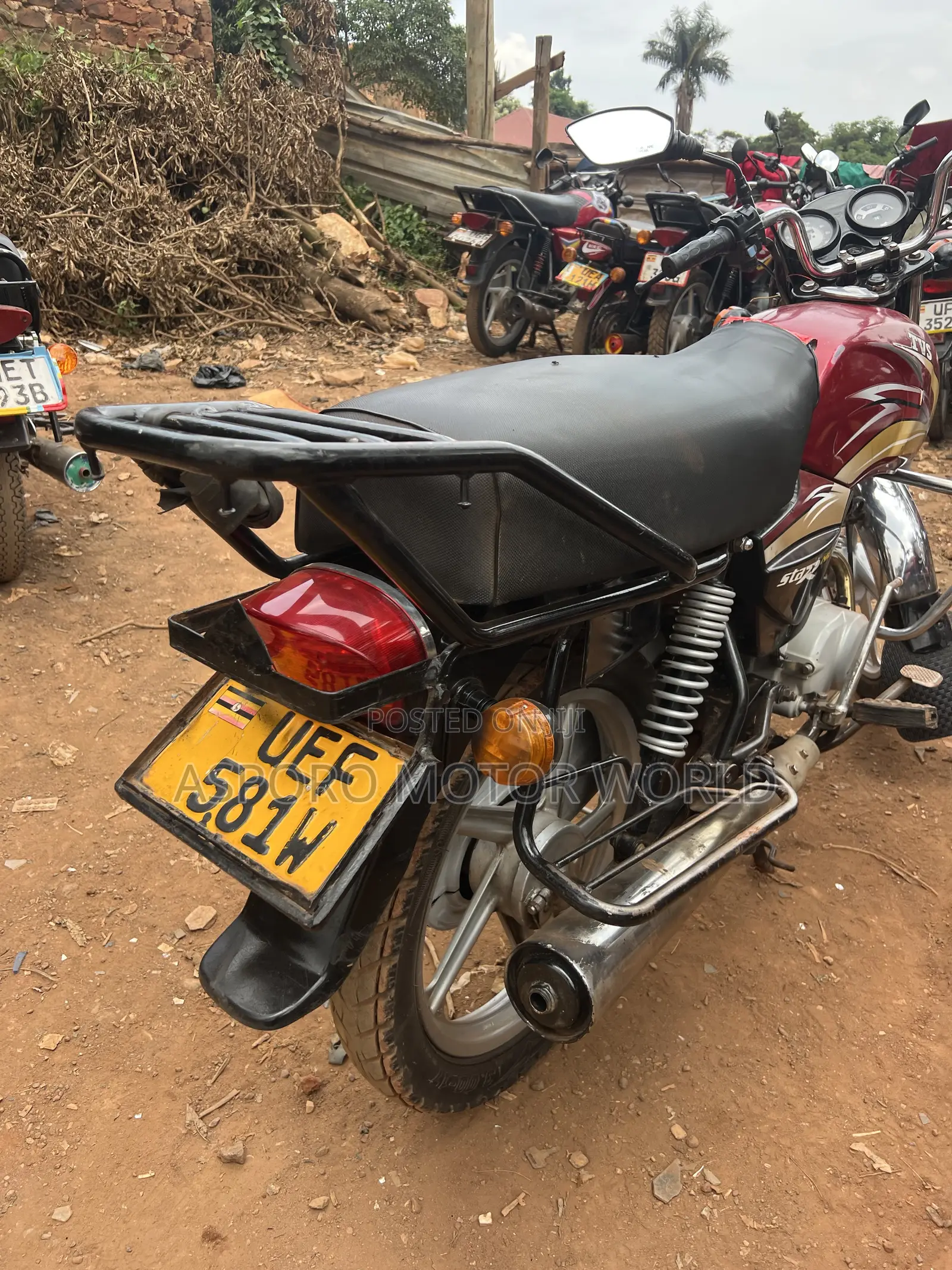 TVS XL 100 2019 Red