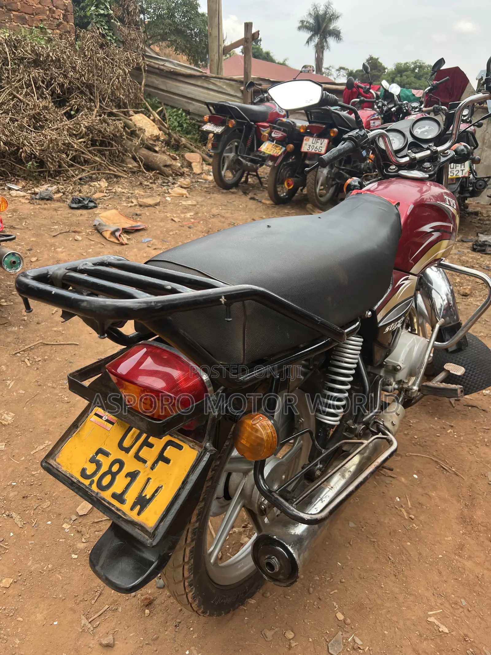 TVS XL 100 2019 Red