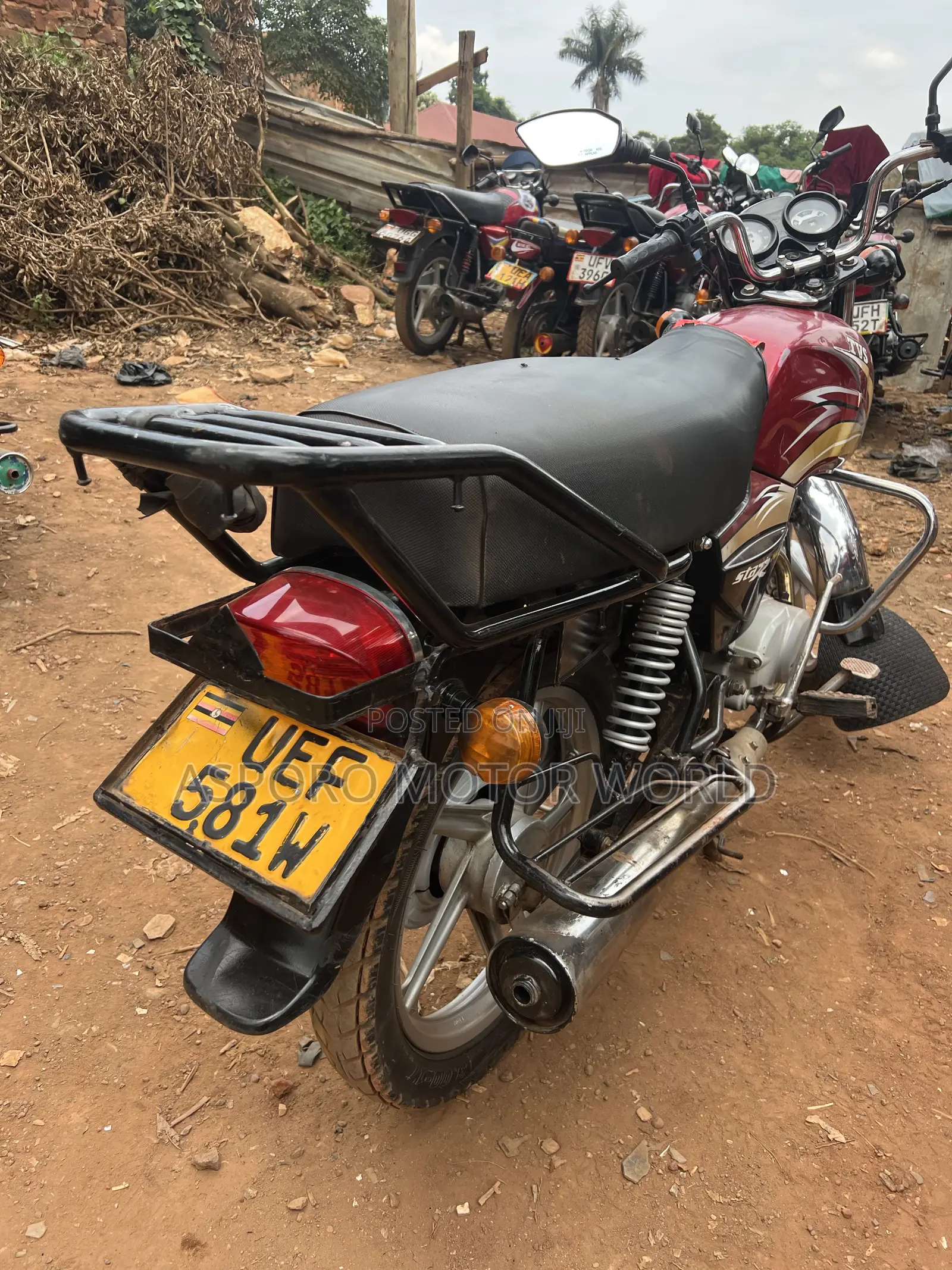 TVS XL 100 2019 Red
