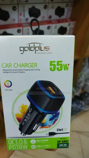 55w Car Fast Charging Smart Single Usb Ports Vehicle Charger