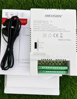 Hikvision 12v Dc 60w 16 Channel CCTV Power Supply