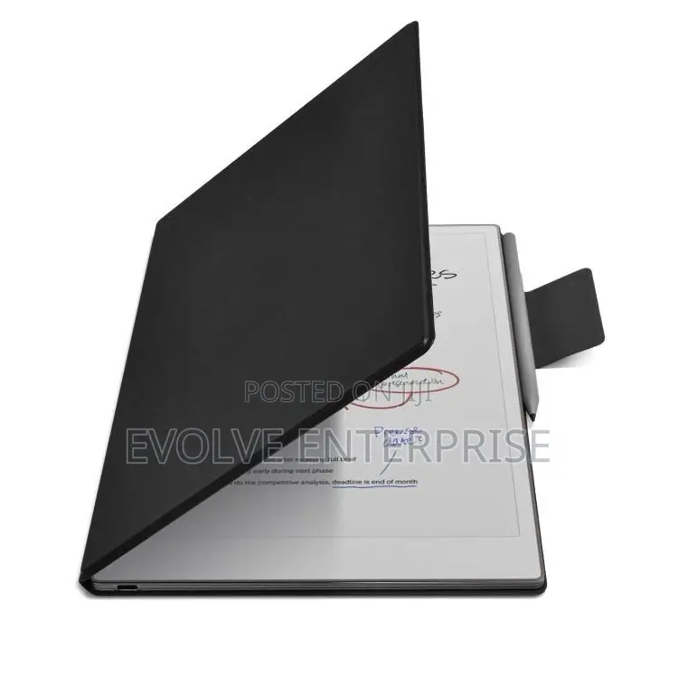 For Remarkable Paper Pro Move 7.3 Leather Smart Tablet Case(Black)