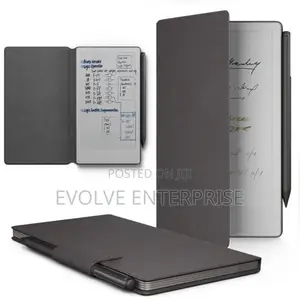 For Remarkable Paper Pro Move 7.3 Leather Smart Tablet Case(Black)