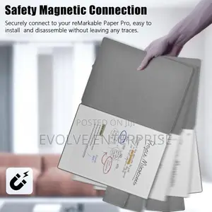 For Remarkable Paper Pro Move 7.3 Leather Smart Tablet Case(Black)