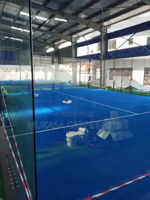 Blue Artificial Grass for Playgrounds