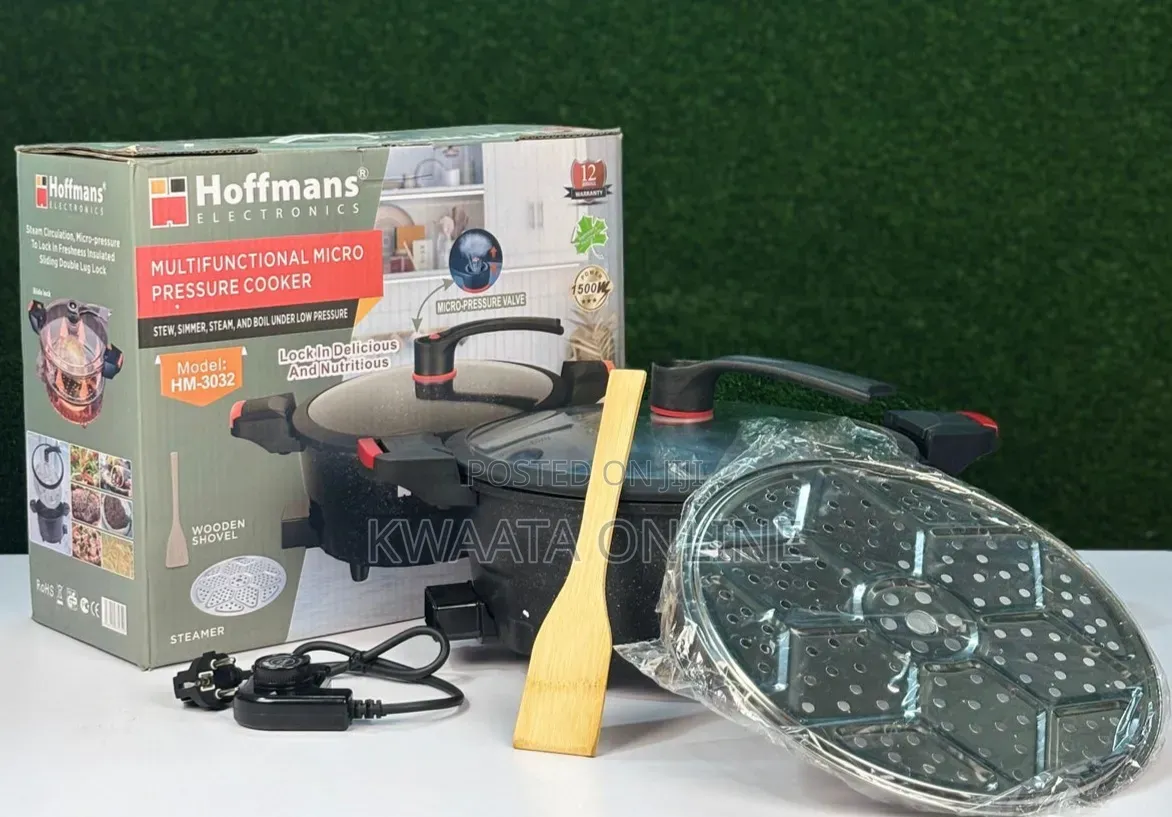 Micro Pressure Cooker 8-LTR Hoffman Multifunctional Kitchen Appliance