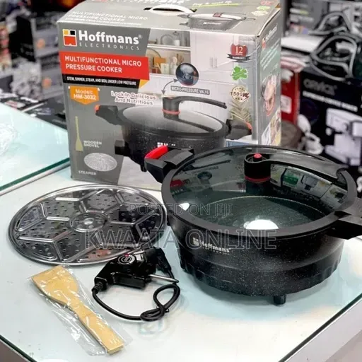 Micro Pressure Cooker 8-LTR Hoffman Multifunctional Kitchen Appliance