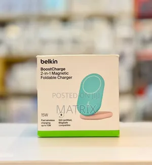 Belkin Boost Charge 15w 2in1 Magnetic Wireless Qi2 Charging Stand