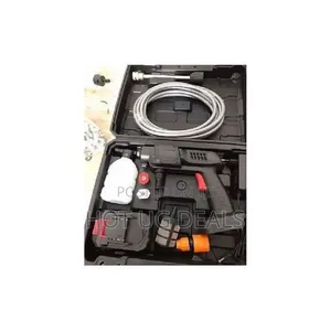 Portable Cordless High Pressure Car Washer With 2 Batteries - Multi