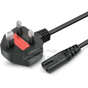 1.5m 2-Pin Uk/Eu Power Cable – Fused Power Cord for Desktop, Laptops
