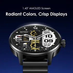 Oraimo Watch 5r Pro Amoled 2.5d Floating Interface Ip68 Smart Watch