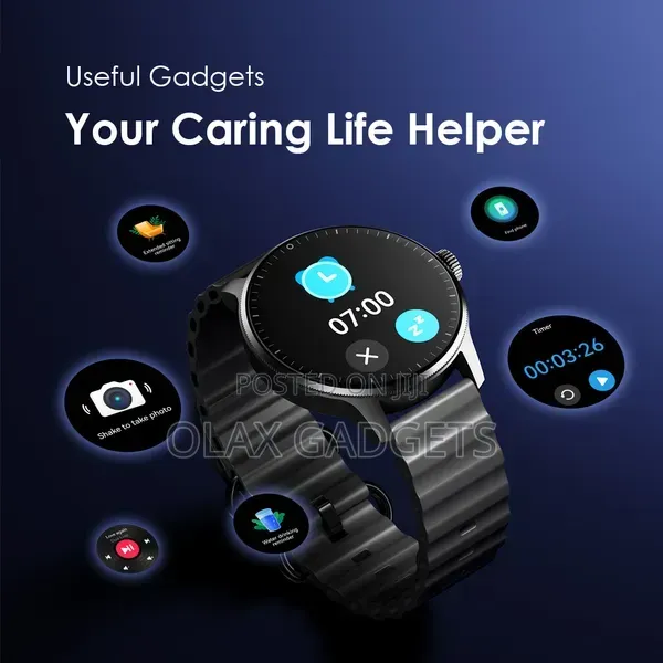 Oraimo Watch 5r Pro Amoled 2.5d Floating Interface Ip68 Smart Watch