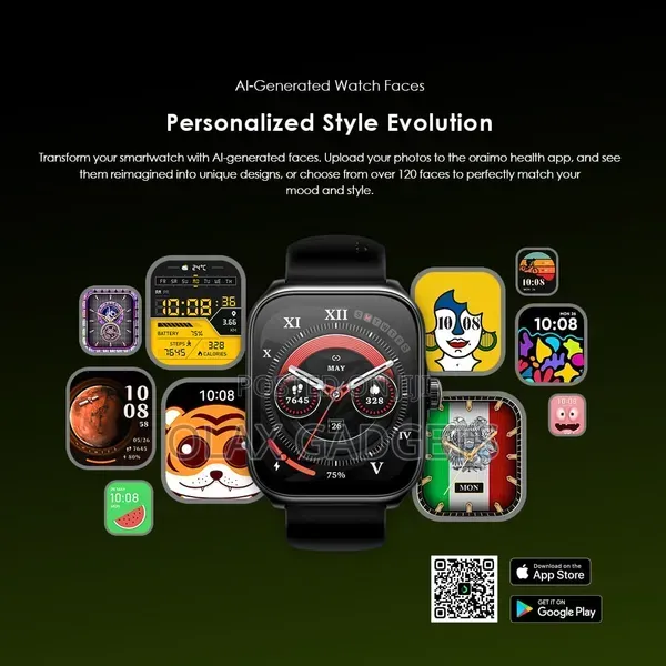 Oraimo Watch Nova N 2.04''amoled 2.5d Smart Watch