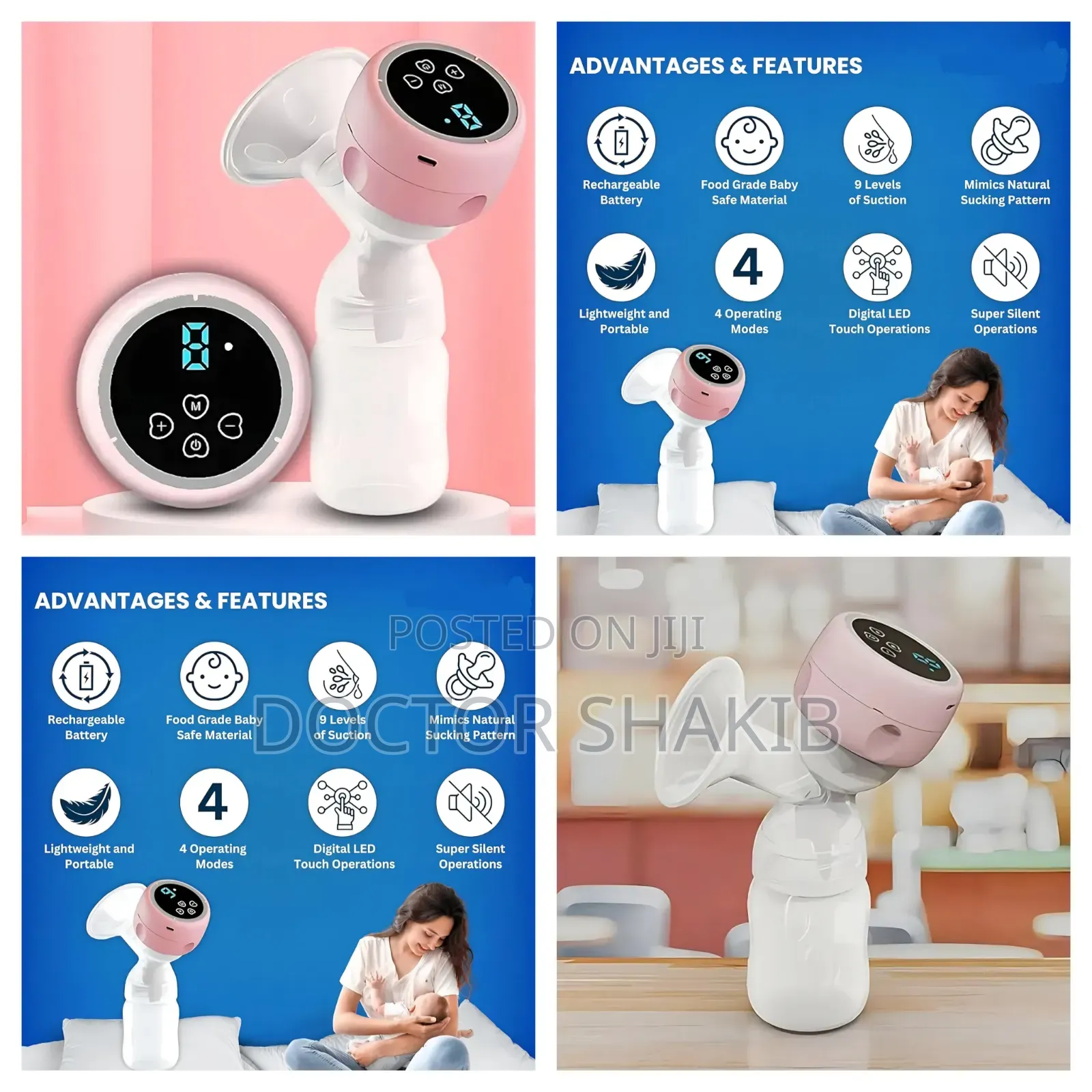 Portable Quick Rechargeable Breast Pump