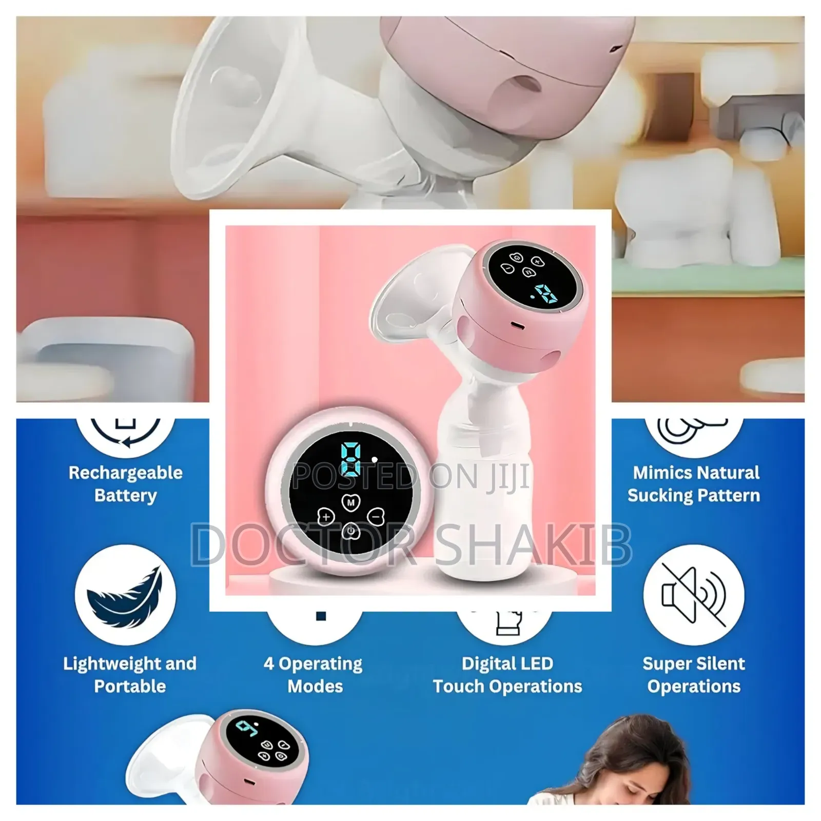 Portable Quick Rechargeable Breast Pump