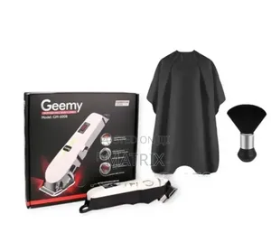 Geemy 3 in 1 , Hair Clipper and Trimmer, Brush , Hair Cutting Cape