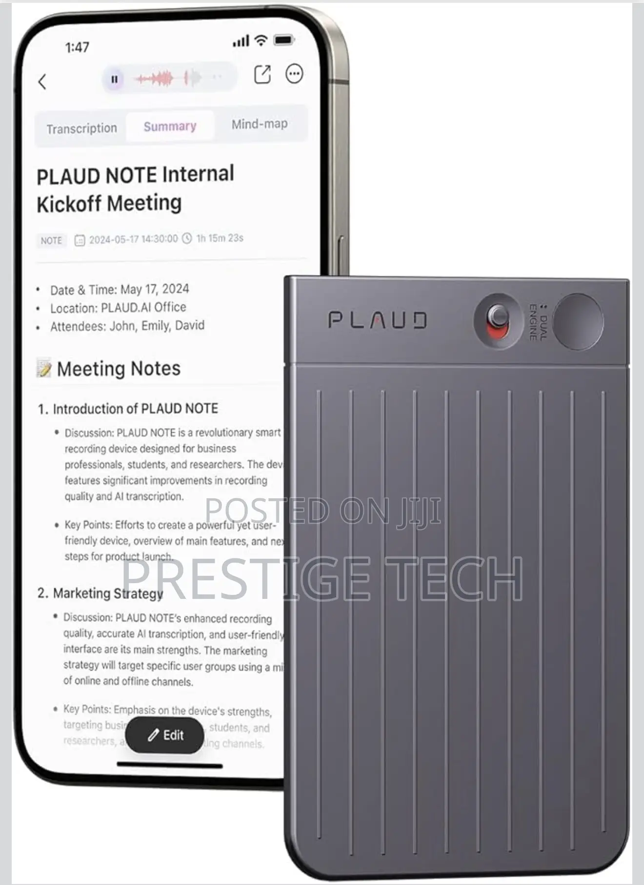 Plaud Note Ai Voice Recorder