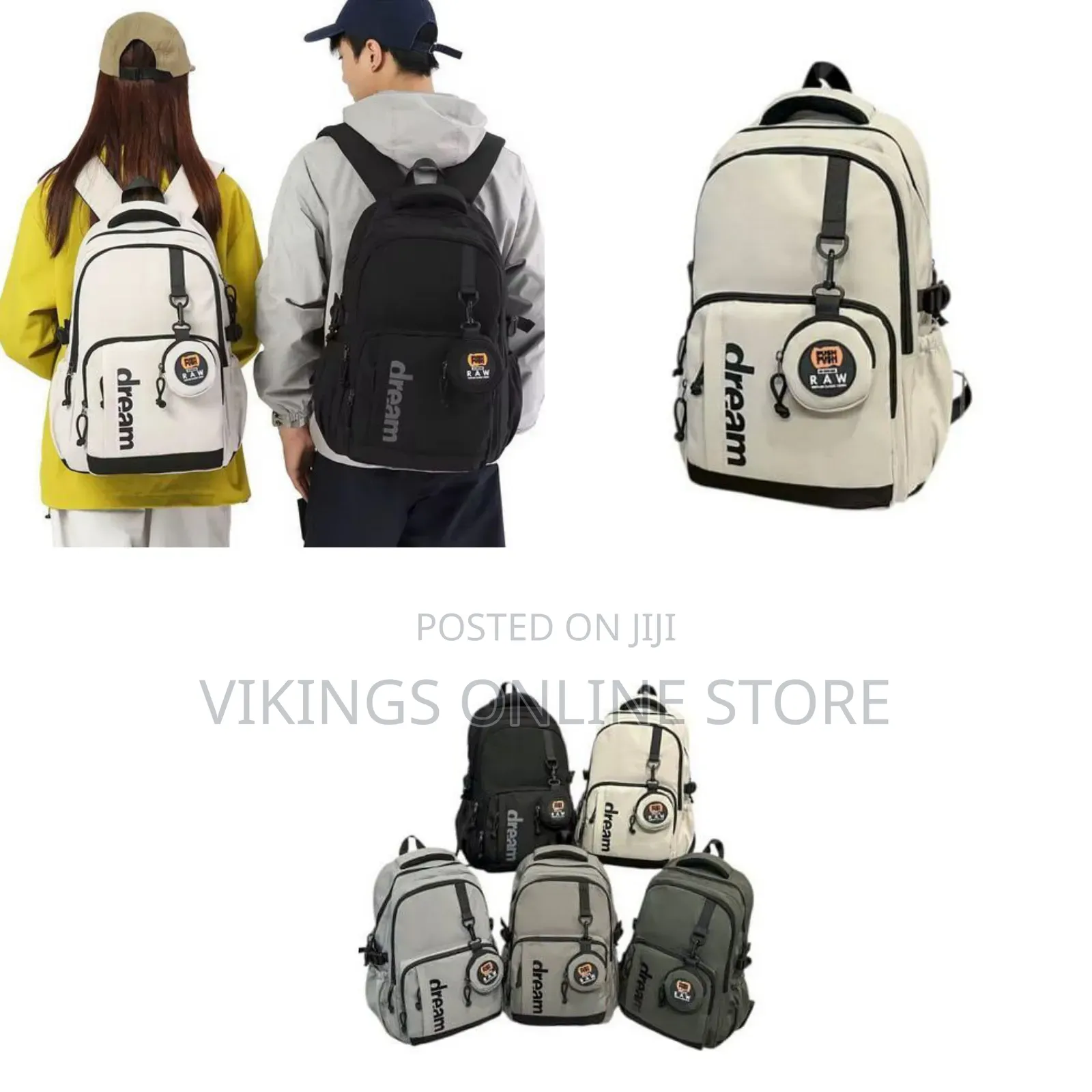Dream School Backpack for Teen Men and Women, Casual Daypack