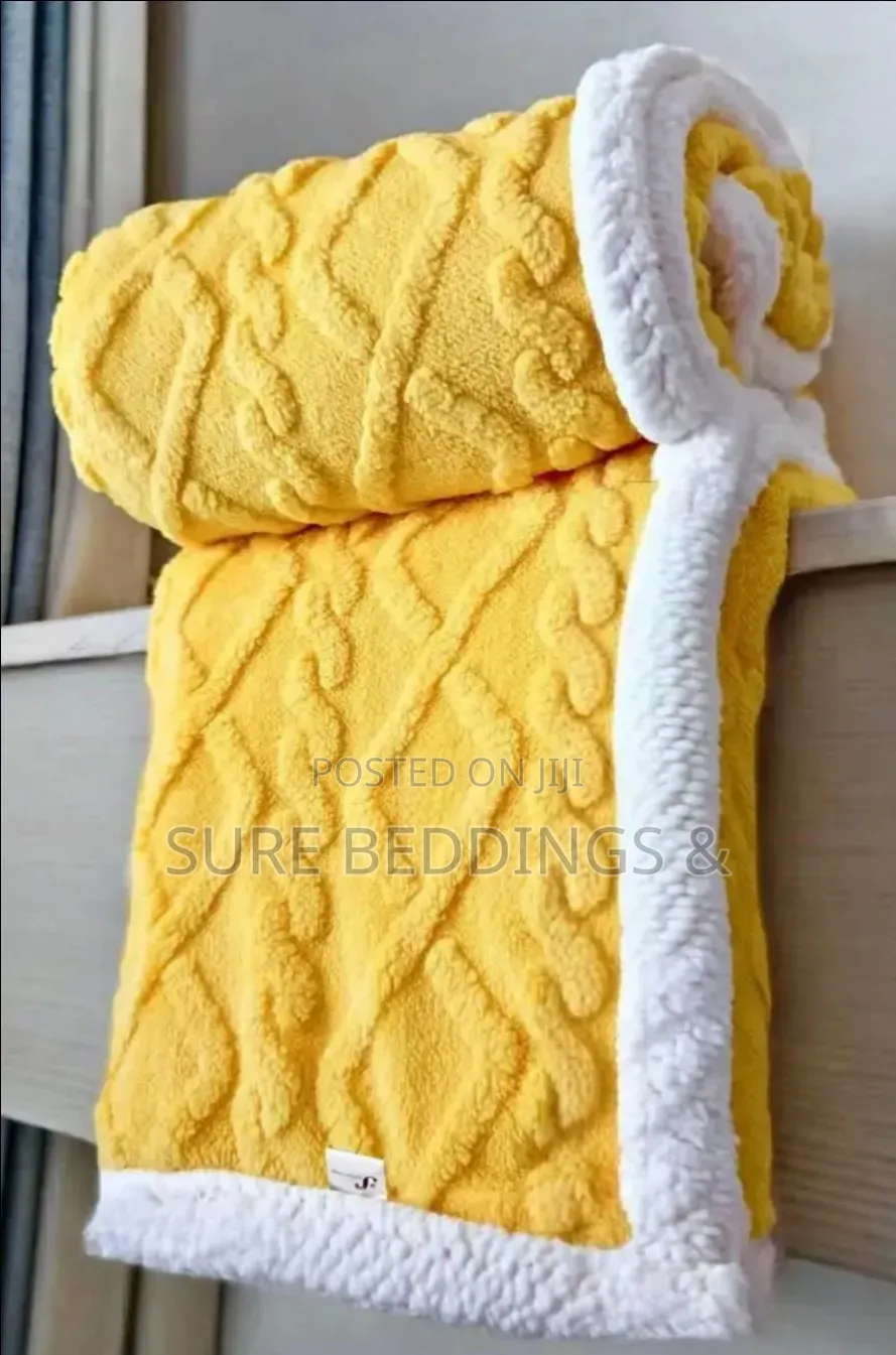 Yellow Fleece Blanket