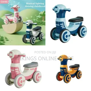 Lightweight Toddler Bike Four Wheels Children Bicycle Walker Bike