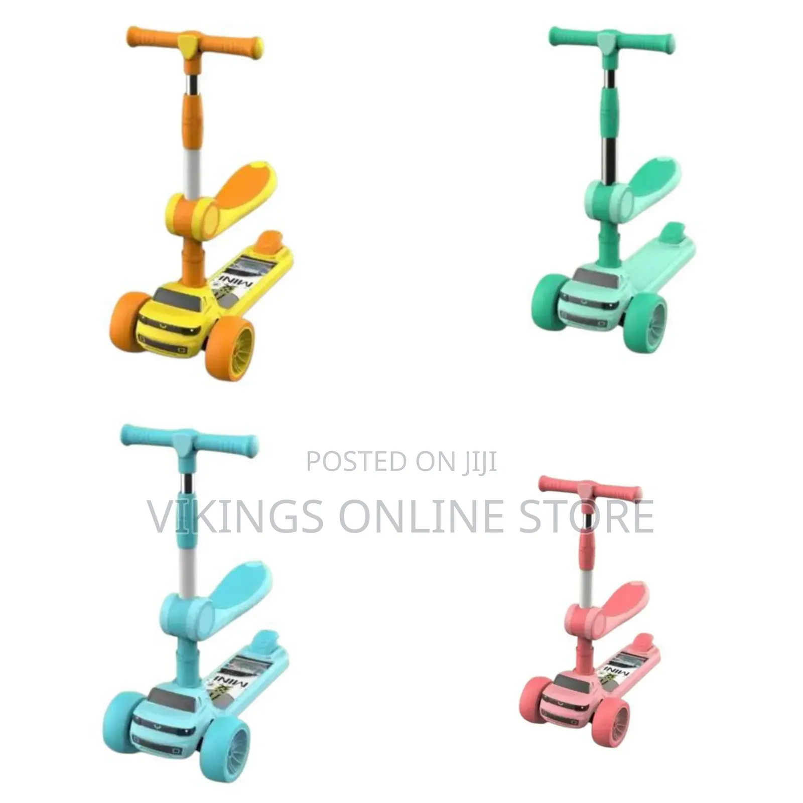 3-12 Years Old Foldable Children's Skate Kick Scooter With Led Light