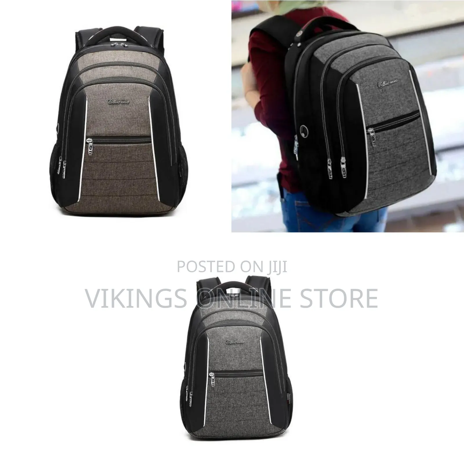 Durable Well Partitioned Travel Laptop Backpack Business Slim