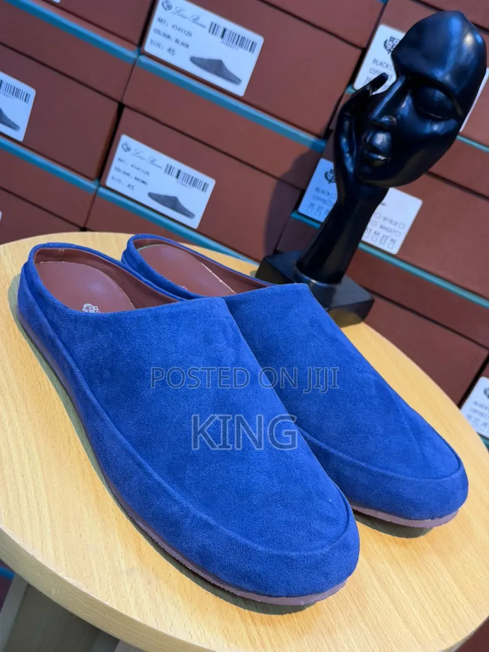 Loro Piana Tomori Suede Mules