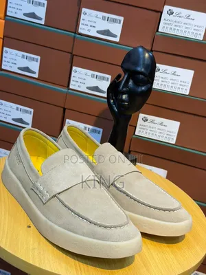 Boss Loafers. Suede and Leather Slip on Sneakers