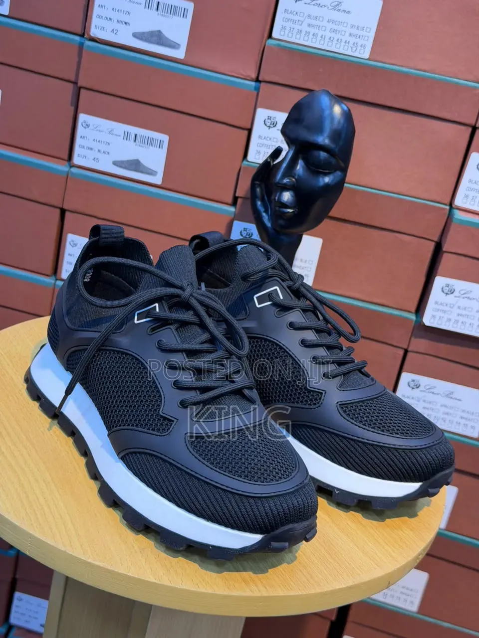 Black Estro Athletic Sneakers
